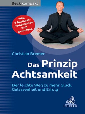 cover image of Das Prinzip Achtsamkeit